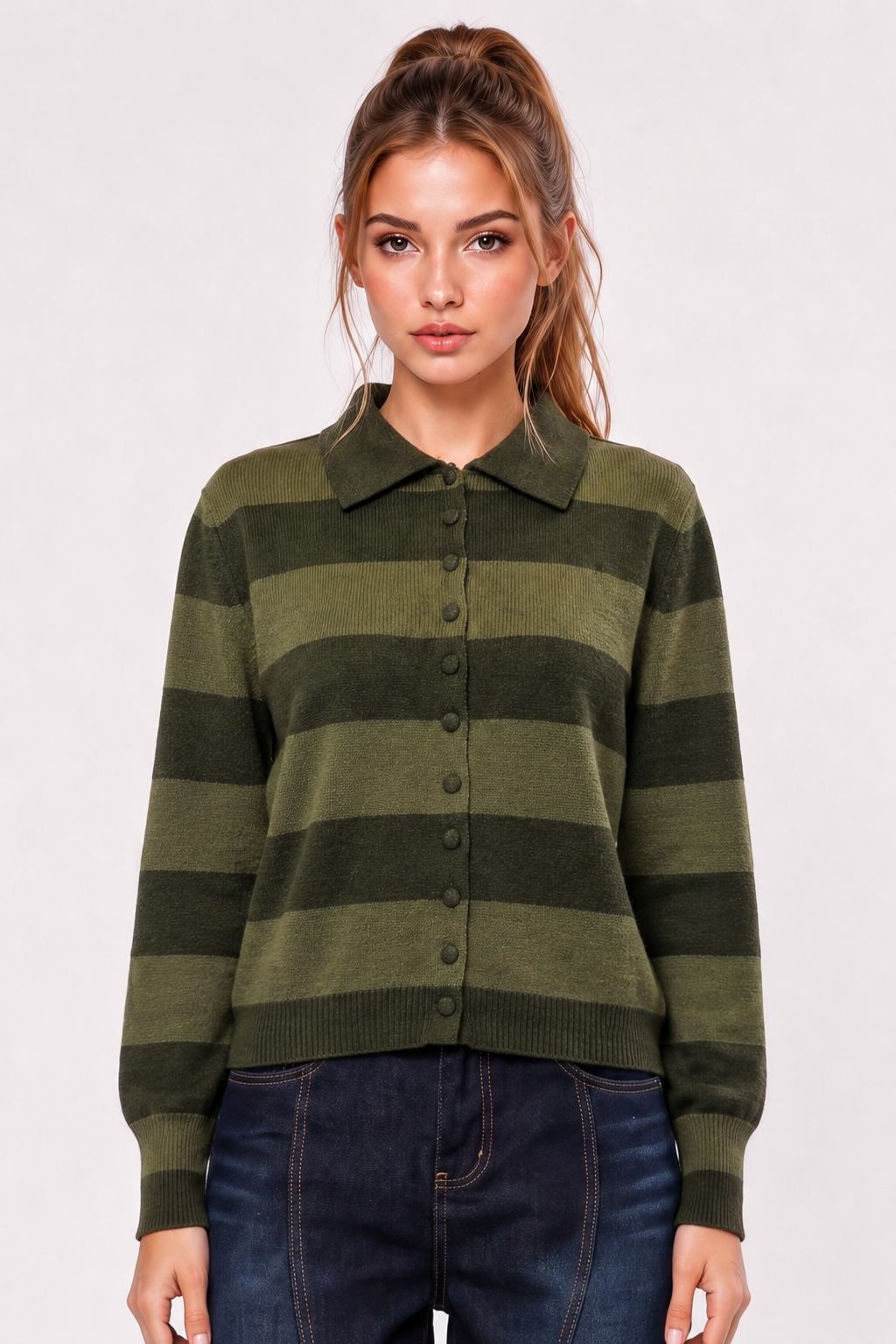 OLIVE STRIPE