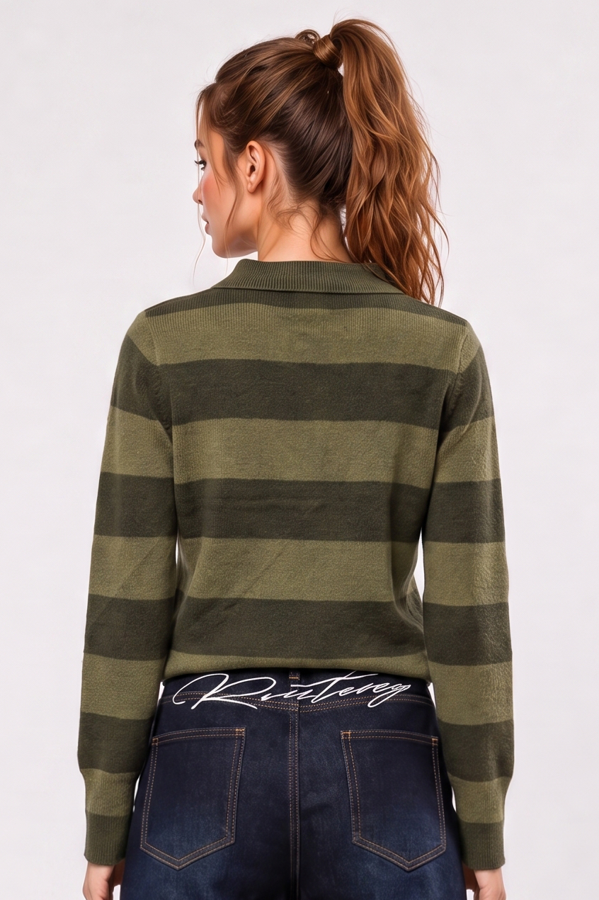 OLIVE STRIPE