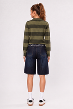OLIVE STRIPE