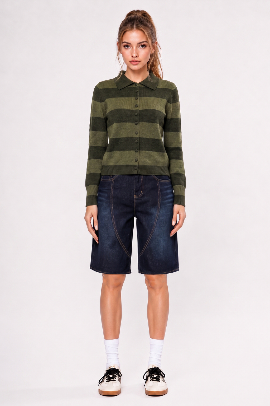 OLIVE STRIPE