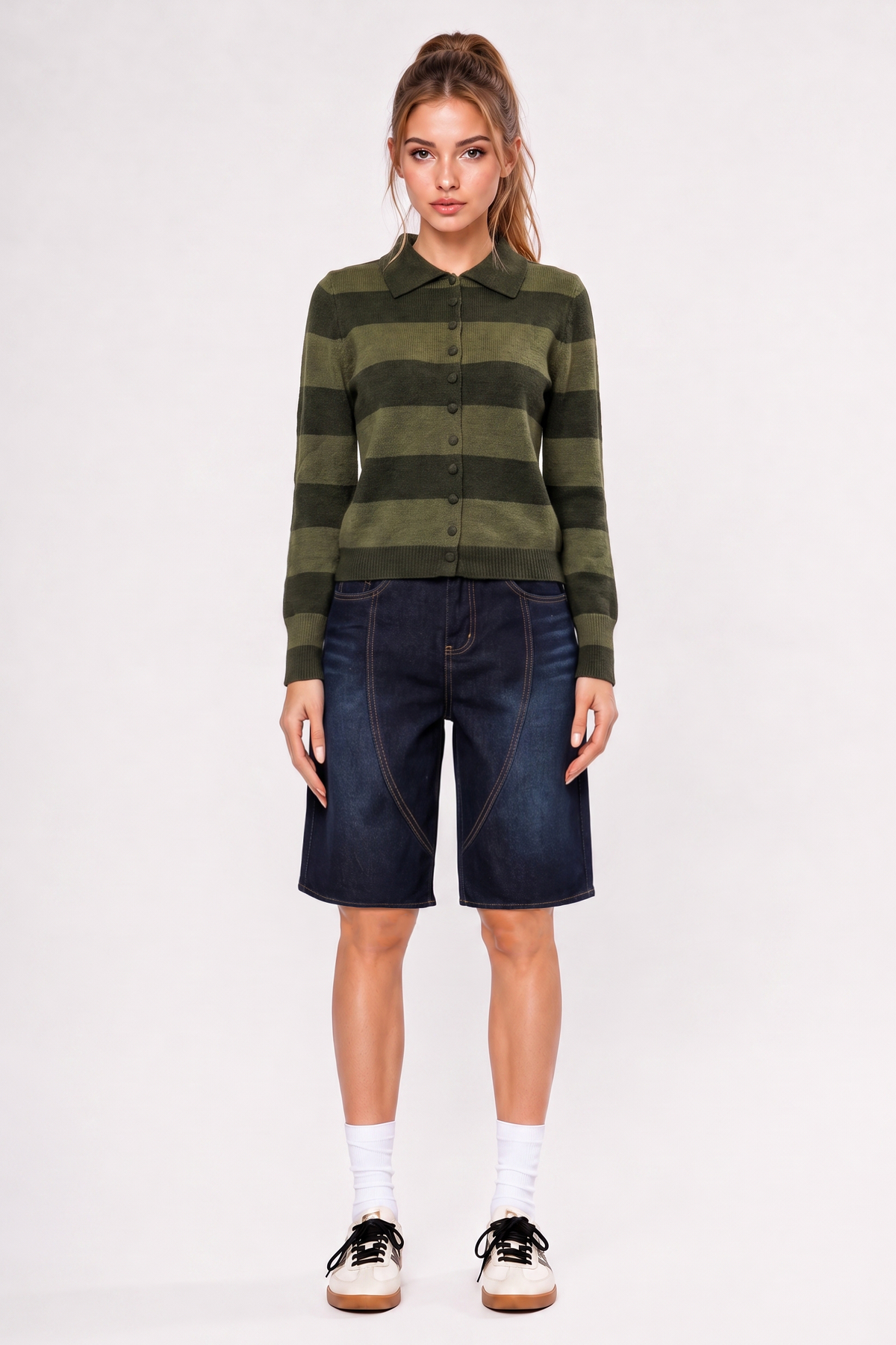 OLIVE STRIPE